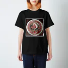 Tentative_Sensationの曼荼羅風イラスト　陰陽テイスト Regular Fit T-Shirt