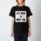 黒猫の通り道のねこすき スタンダードTシャツ