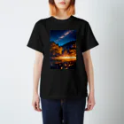 卯月なのかのMidnight Journey　〜静雅な真夜中の旅〜　No.5「双星」 Regular Fit T-Shirt