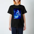 卯月なのかのMidnight Journey　〜静雅な真夜中の旅〜　No.4「鏡花水月」 Regular Fit T-Shirt