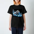 Shihiroの炎を駆ける銀狐 Regular Fit T-Shirt