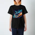 のんびりアート工房の宇宙風 Regular Fit T-Shirt