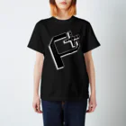 Ku-Ma's SHOPのポジティブプラス(黒) Regular Fit T-Shirt
