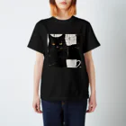 kuroneko0405の黒猫とコーヒー③ Regular Fit T-Shirt