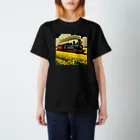 日本の風景 COOL JAPANの日本の風景:SL 蒸気機関車、Japanese senery:SL Steam locomotive Regular Fit T-Shirt