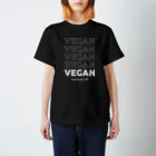 Let's go vegan!のBecause I give a **** スタンダードTシャツ