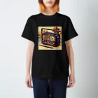 日本の風景 COOL JAPANの日本の風景:昔のラジオ、Japanese scenery: old radio Regular Fit T-Shirt