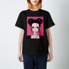 THE ART SPACEのお団子ちゃん x つるにゃん Regular Fit T-Shirt