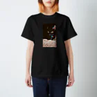 猫ねこネコ堂　SUZURI店のNoir　1 スタンダードTシャツ