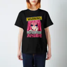 World_Teesの警告：勝手にアニメについて話し始めるかもしれません Regular Fit T-Shirt