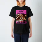 Koji_YamanouchiのGROUP FANTASY(Hands to Heart)やまぴーデザインオリジナルTシャツ Regular Fit T-Shirt