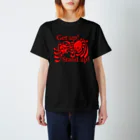 『NG （Niche・Gate）』ニッチゲート-- IN SUZURIのGet Up! Stand Up!(赤) スタンダードTシャツ