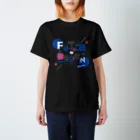 FUTURE VIBES DESIGNのFUTURE DESIGN FUTURE MUSIC スタンダードTシャツ