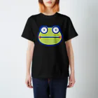 BAMI SHOPのカエルくん（ブルーライン） スタンダードTシャツ