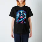 電脳女神 CyberGoddessのアークトゥルス星系王朝 第壱軍将軍「マルガレータ」SF サイバーパンク Regular Fit T-Shirt