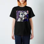 Gothestのゴスカード：アイライナー使い / Goth Card: Eyeliner on Point スタンダードTシャツ