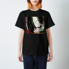 Gothestのゴスカード：遮光カーテン / Goth Card: Blackout Curtains Regular Fit T-Shirt