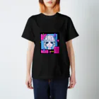 めぐ。の泣き笑いの三つ編み美少女（昔のテレビっぽい加工あり） Regular Fit T-Shirt