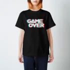 七菜商店のゲームオーバー赤×青 Regular Fit T-Shirt
