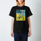 nidan-illustrationのGYRO HOPPER (inked fixie girl) Regular Fit T-Shirt