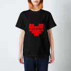 鵺猫商店のCuore spezzato スタンダードTシャツ