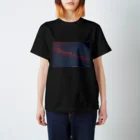 cozcozの夕焼け飛行機 Regular Fit T-Shirt