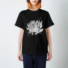 狛霧の憑いてる？（モノトーン） Regular Fit T-Shirt