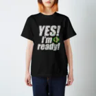 【仮想通貨】ADKグッズ専門店 のYes! I'm ready!(キラキラバージョン) スタンダードTシャツ