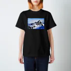 YOUJIN -ART GALLERY-のSnowy Mountain Photo & Scorpius　 スタンダードTシャツ