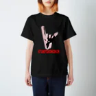 Danke Shoot Coffeeのfinger fox スタンダードTシャツ