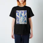 Lost'knotのBlue nine-tailed fox Regular Fit T-Shirt