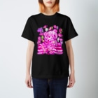 CHAX COLONY imaginariの【各10点限定】いたずらぐまのグル〜ミ〜(8/special2/pink×blackback) Regular Fit T-Shirt