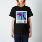 RISING-44のRISING-44 black Regular Fit T-Shirt