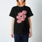 さかたようこ / サメ画家の花とサメ スタンダードTシャツ