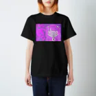 💜Salon de Lucia💜のPortrait No.xxx  RASPBERRY スタンダードTシャツ