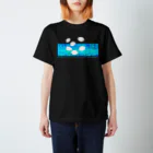 ヌルショップの約束をしておとずれた水槽のくらげの前でまた約束を スタンダードTシャツ