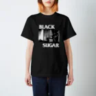 毛玉のさとうのBlackSuger(白文字) スタンダードTシャツ