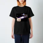 のうかんでんじはくらぶのダークサイド宇宙ねこ スタンダードTシャツ