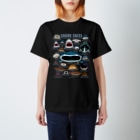 ぼくのすいぞくかん SUZURI店のサメカオblack専用 Regular Fit T-Shirt