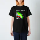 オムライスの精～Fairy_of_OmuRice～のドット絵 ボートレース 【白文字ver.】 Regular Fit T-Shirt