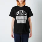 NinaのNINA LOGO & SLOGAN A WH Regular Fit T-Shirt