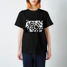 猫豆腐のMONOQLO.(黒) Regular Fit T-Shirt