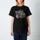 Naughty Boys official storeのNaughty Boys モノクロキャラ Regular Fit T-Shirt