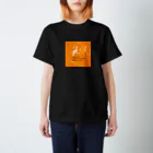 gk_Breath.のボックスロゴ。(Orange) スタンダードTシャツ