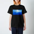 rencafeの Blue wave Regular Fit T-Shirt