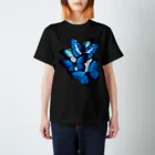 913WORKS WEB SHOP SUZURIの青い蝶の群れ_Tシャツ スタンダードTシャツ