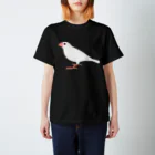 文鳥ちゅんねる【公式グッズストア】の白文鳥Ｔシャツ スタンダードTシャツ