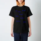 SIO TATAKI★のわくわく 青文字 Regular Fit T-Shirt