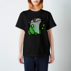 Funny Reptile Artののほほんイグアナ スタンダードTシャツ