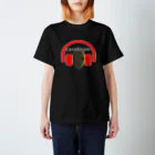 innovationのcerebrum Redheadphone スタンダードTシャツ